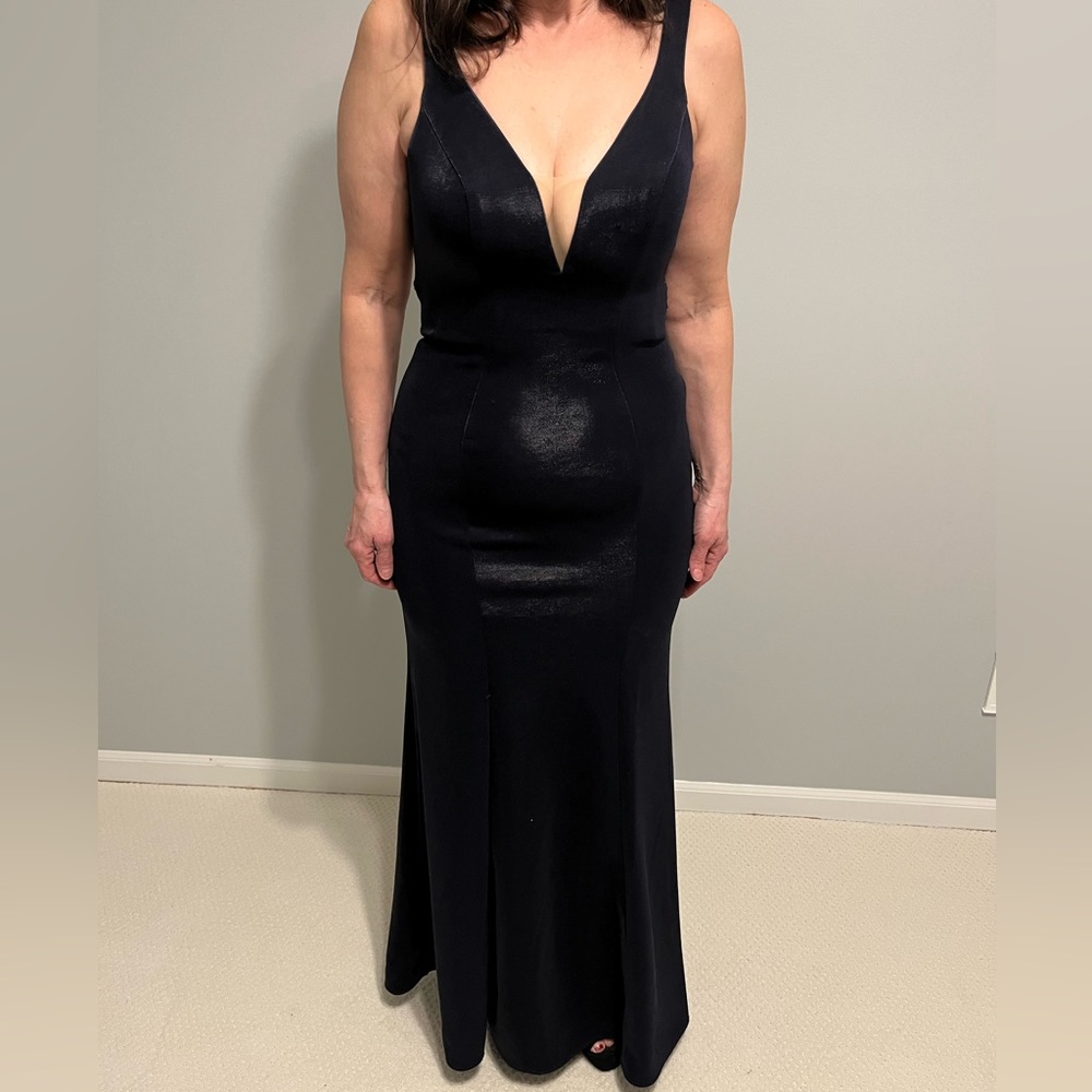 Camille La Vie gorgeous evening gown with stunning detail on the back 😍